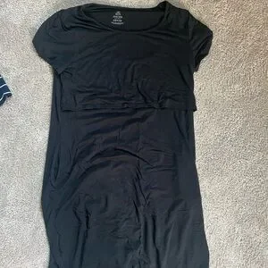 black dress breastfeeding Nursing Dress Sophie | Nursing Dresses & Breastfeeding Clothes Online main image 0